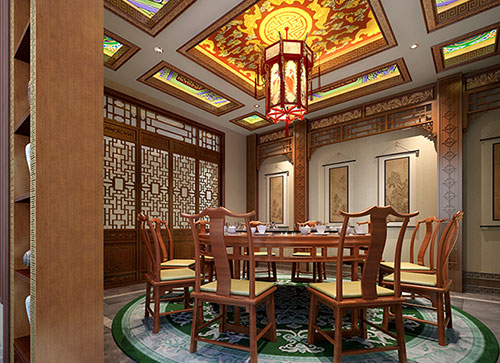 静海中式古典风格家居装修设计效果图